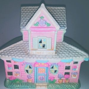 VINTAGE LIGHTED EASTER/SPRING HOUSE